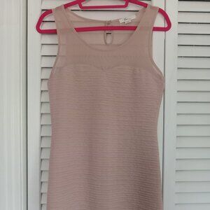 Forever 21 sleeveless bodycon dress Size M tan